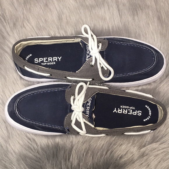 men's sperry boat shoes navy blue